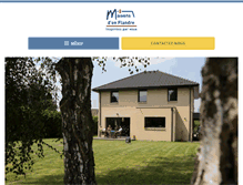 Tablet Screenshot of maisonsdenflandre.com